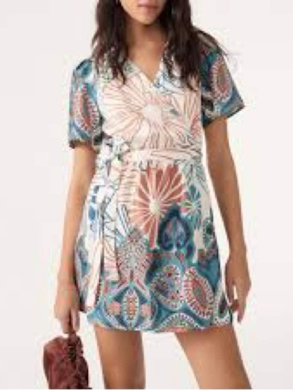 ba&sh Jara Mini Wrap Dress